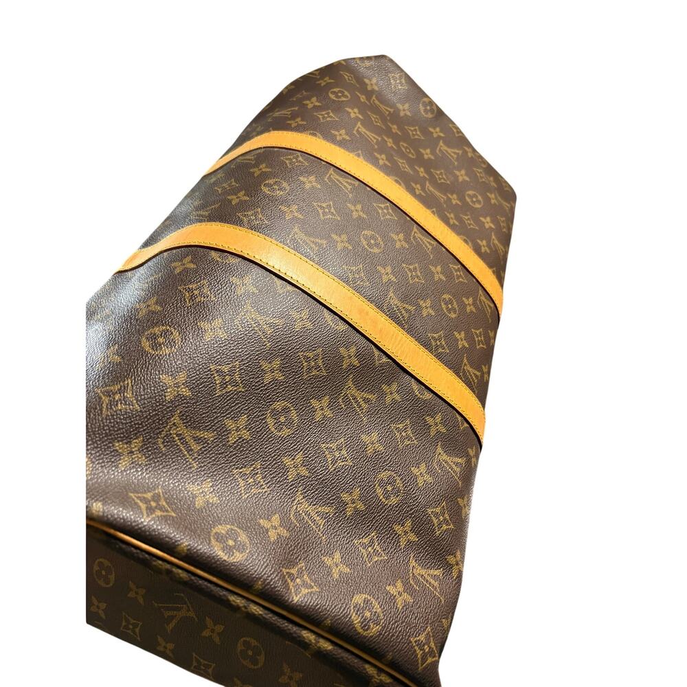 Louis Vuitton KeepAll 45 Monogram Canvas with poignant, Tag and Lock with Keys - Picture 9 of 16